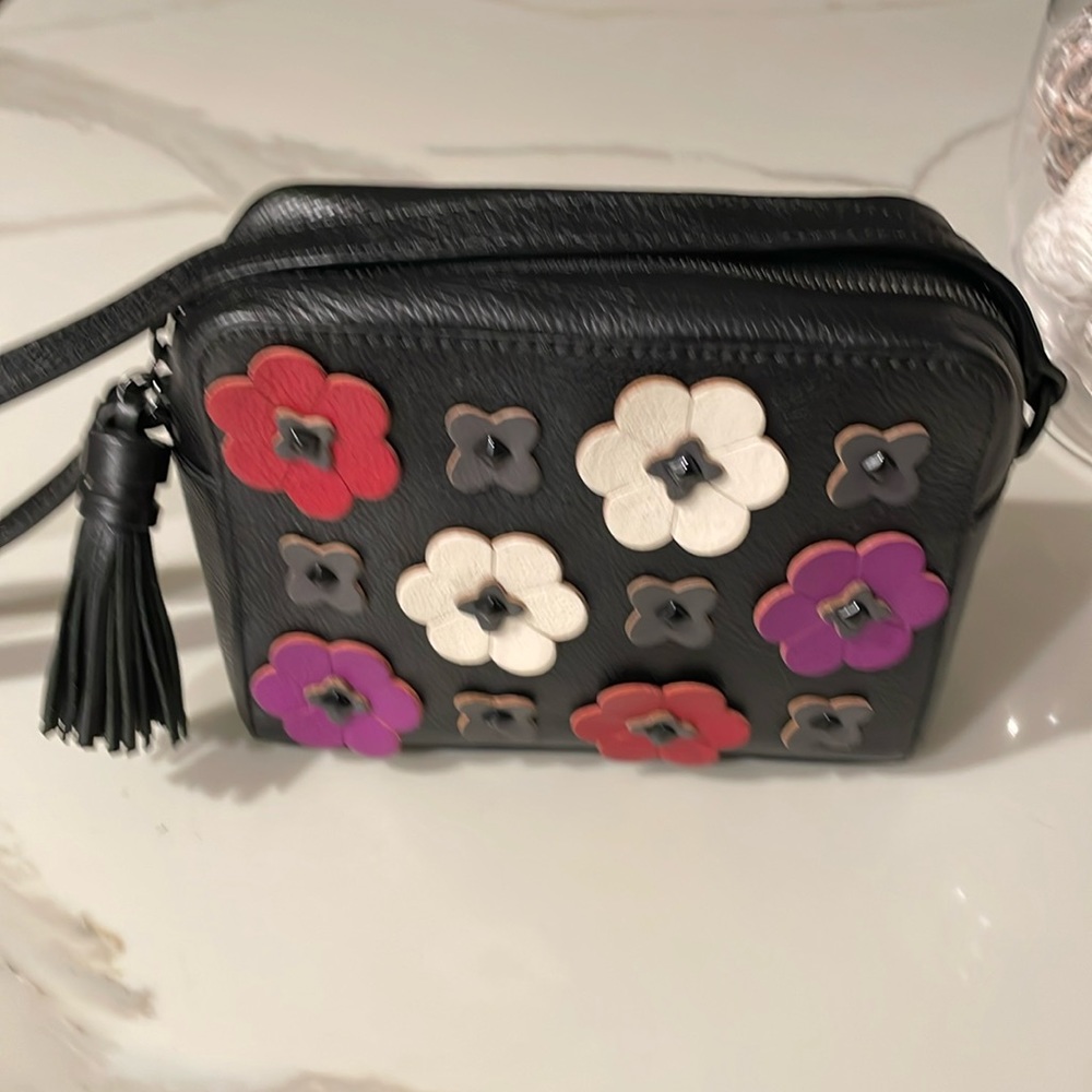 Rebecca Minkoff Floral Appliqué Crossbody Camera Bag With Dust Bag